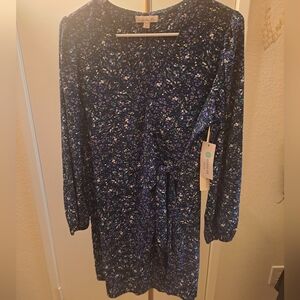 NWT Floral Blue Women's Dress